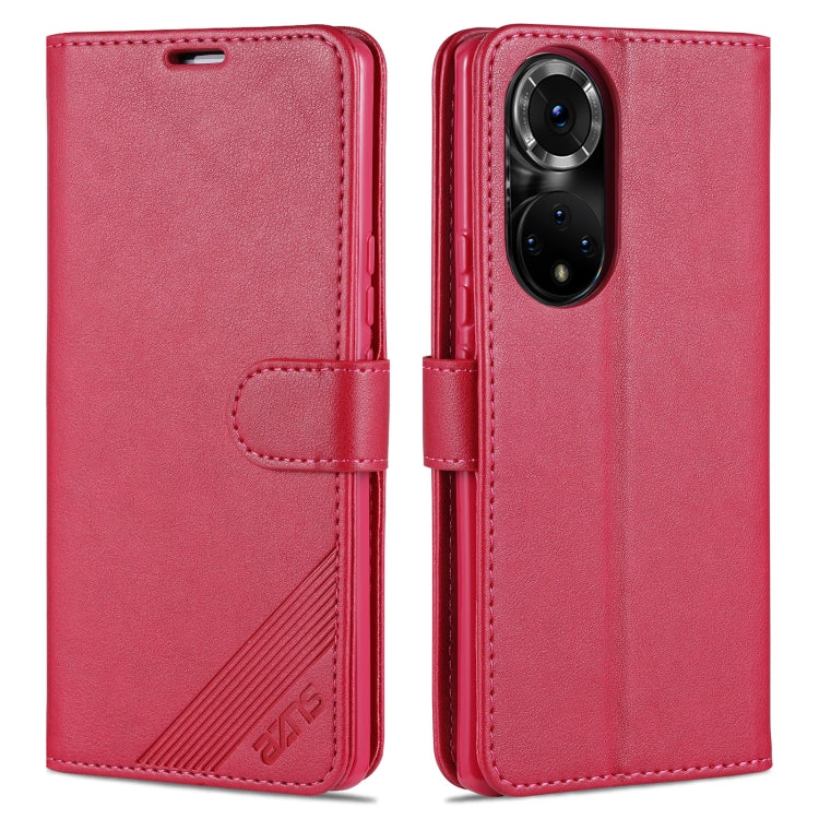 AZNS Sheepskin Texture Horizontal Flip Leather Case with Holder & Card Slots & Wallet For Honor 50 Pro