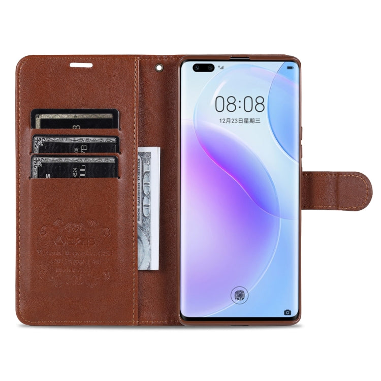 AZNS Sheepskin Texture Horizontal Flip Leather Case with Holder & Card Slots & Wallet For Honor 50 Pro