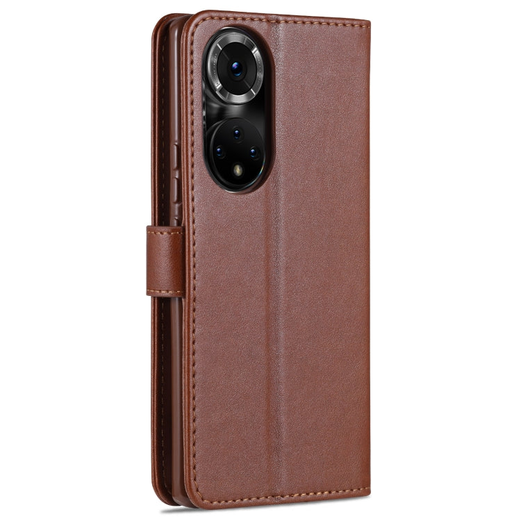 AZNS Sheepskin Texture Horizontal Flip Leather Case with Holder & Card Slots & Wallet For Honor 50 Pro