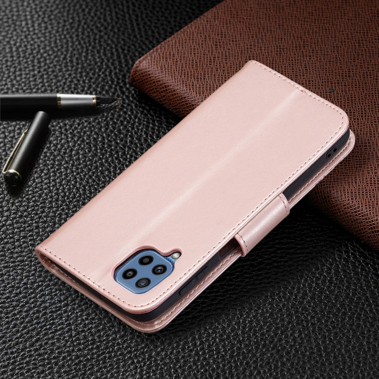 For Samsung Galaxy M32 Embossing Two Butterflies Pattern Horizontal Flip PU Leather Case with Holder & Card Slot & Wallet & Lanyard