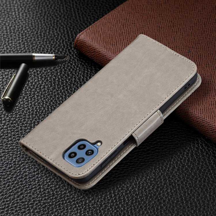 For Samsung Galaxy M32 Embossing Two Butterflies Pattern Horizontal Flip PU Leather Case with Holder & Card Slot & Wallet & Lanyard