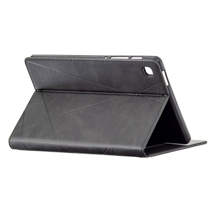 For Samsung Galaxy Tab A7 Lite SM-T220/SM-T225 Rhombus Texture Horizontal Flip Magnetic Leather Case with Holder & Card Slots