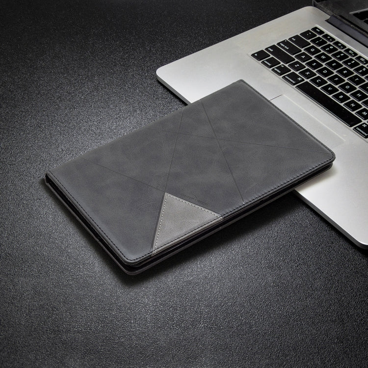 For Samsung Galaxy Tab A7 Lite SM-T220/SM-T225 Rhombus Texture Horizontal Flip Magnetic Leather Case with Holder & Card Slots