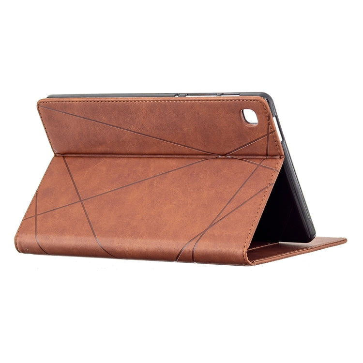 For Samsung Galaxy Tab A7 Lite SM-T220/SM-T225 Rhombus Texture Horizontal Flip Magnetic Leather Case with Holder & Card Slots