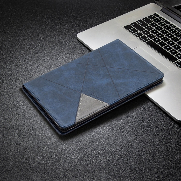 For Samsung Galaxy Tab A7 Lite SM-T220/SM-T225 Rhombus Texture Horizontal Flip Magnetic Leather Case with Holder & Card Slots