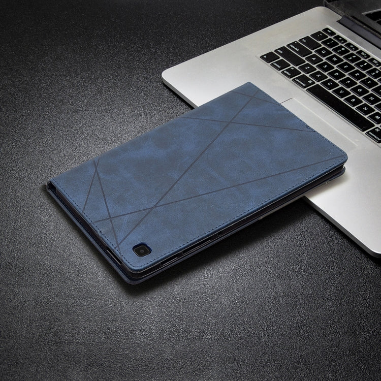 For Samsung Galaxy Tab A7 Lite SM-T220/SM-T225 Rhombus Texture Horizontal Flip Magnetic Leather Case with Holder & Card Slots