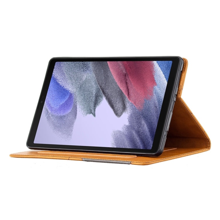For Samsung Galaxy Tab A7 Lite SM-T220/SM-T225 Rhombus Texture Horizontal Flip Magnetic Leather Case with Holder & Card Slots