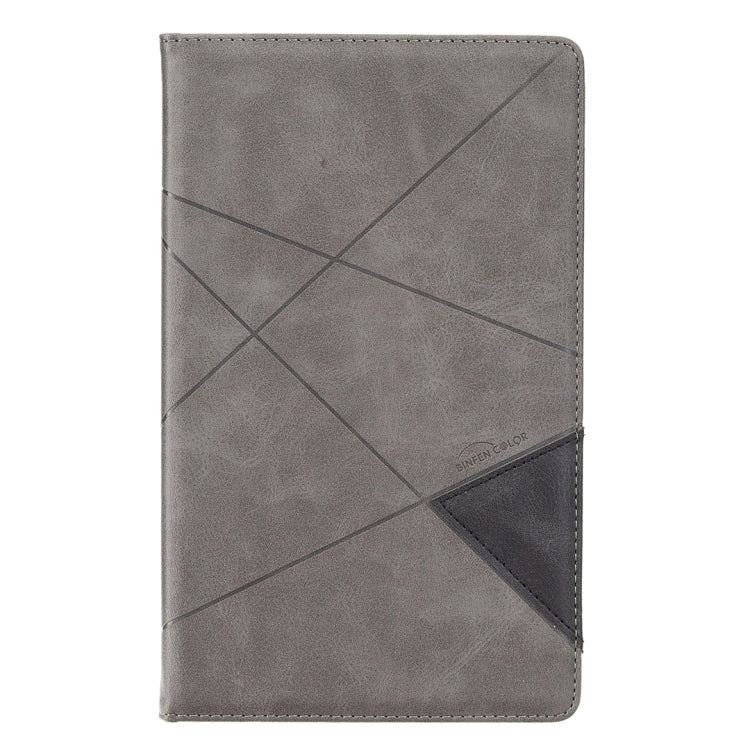 For Samsung Galaxy Tab A7 Lite SM-T220/SM-T225 Rhombus Texture Horizontal Flip Magnetic Leather Case with Holder & Card Slots