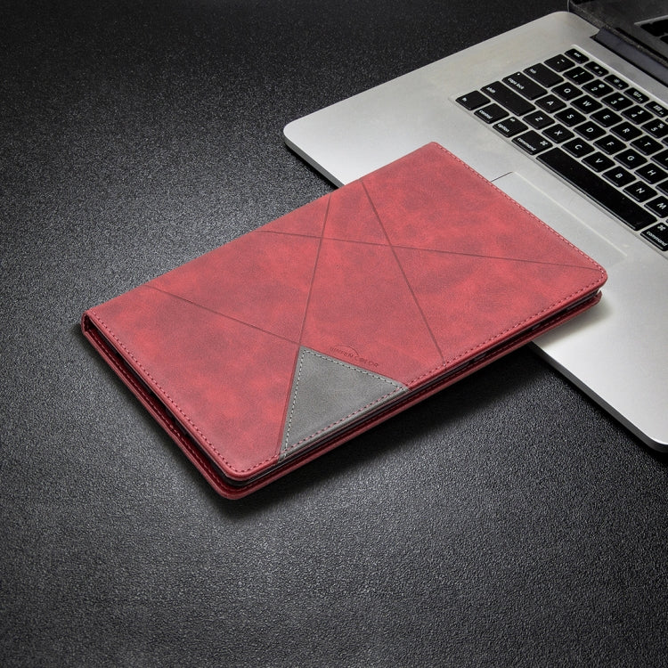 For Samsung Galaxy Tab A7 Lite SM-T220/SM-T225 Rhombus Texture Horizontal Flip Magnetic Leather Case with Holder & Card Slots