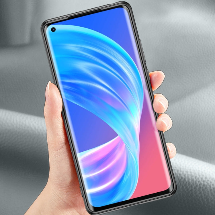 For OPPO Reno4 SE Shang Rui Wood Grain Skin PU + TPU Shockproof Case