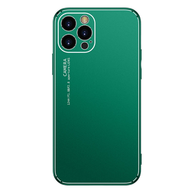For iPhone 11 Pro Max Cool Frosted Metal TPU Shockproof Case
