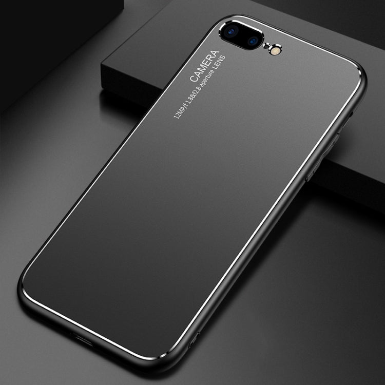 Cool Frosted Metal TPU Shockproof Case For iPhone 8 Plus / 7 Plus