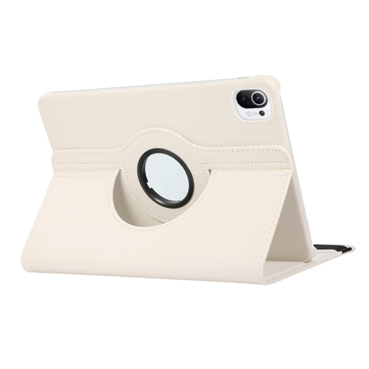 For Xiaomi Pad 5 360 Degree Rotation Litchi Texture Flip Leather Case with Holder