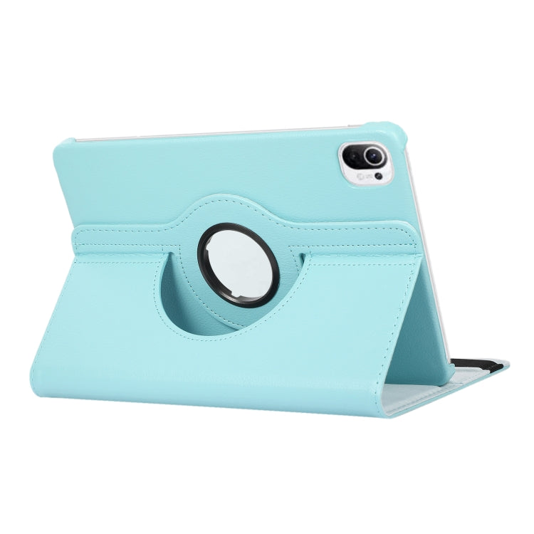 For Xiaomi Pad 5 360 Degree Rotation Litchi Texture Flip Leather Case with Holder