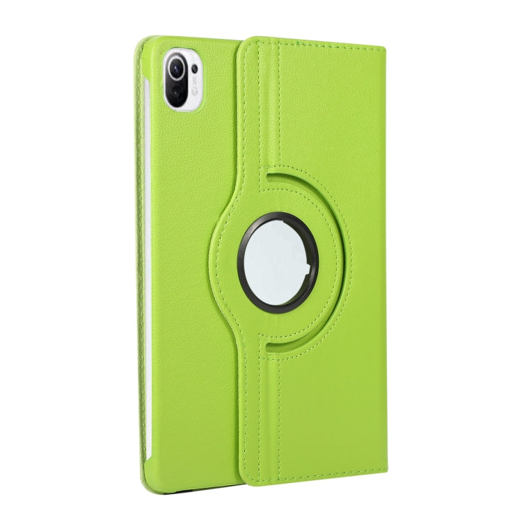 For Xiaomi Pad 5 360 Degree Rotation Litchi Texture Flip Leather Case with Holder
