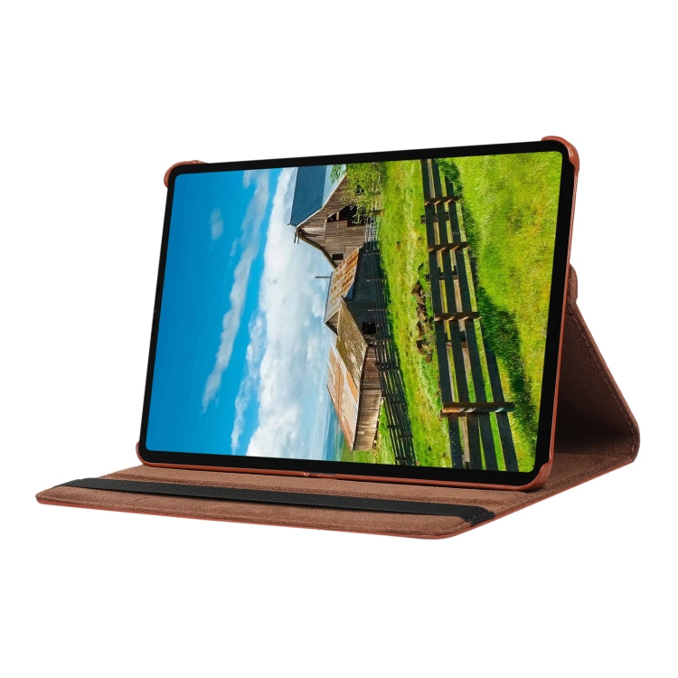 For Xiaomi Pad 5 360 Degree Rotation Litchi Texture Flip Leather Case with Holder