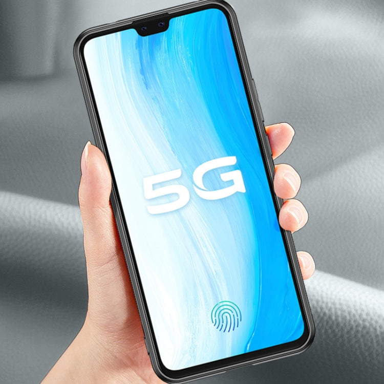 For vivo S9e Shang Rui Wood Grain Skin PU + TPU Shockproof Case