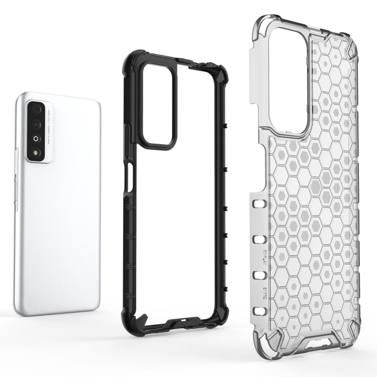 For Honor Play 5T Pro Shockproof Honeycomb PC + TPU Protective Case