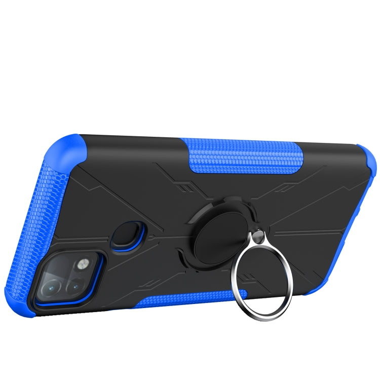 For Infinix Hot 10i Armor Bear Shockproof PC + TPU Protective Case with Ring Holder