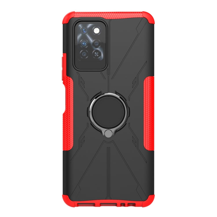 For Infinix Note 10 Pro Armor Bear Shockproof PC + TPU Protective Case with Ring Holder