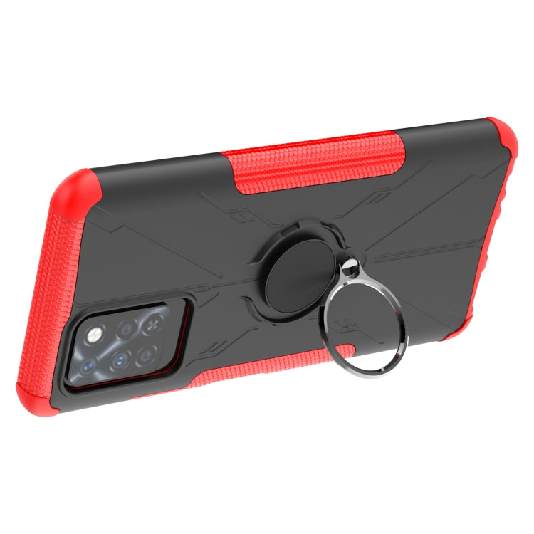 For Infinix Note 10 Pro Armor Bear Shockproof PC + TPU Protective Case with Ring Holder