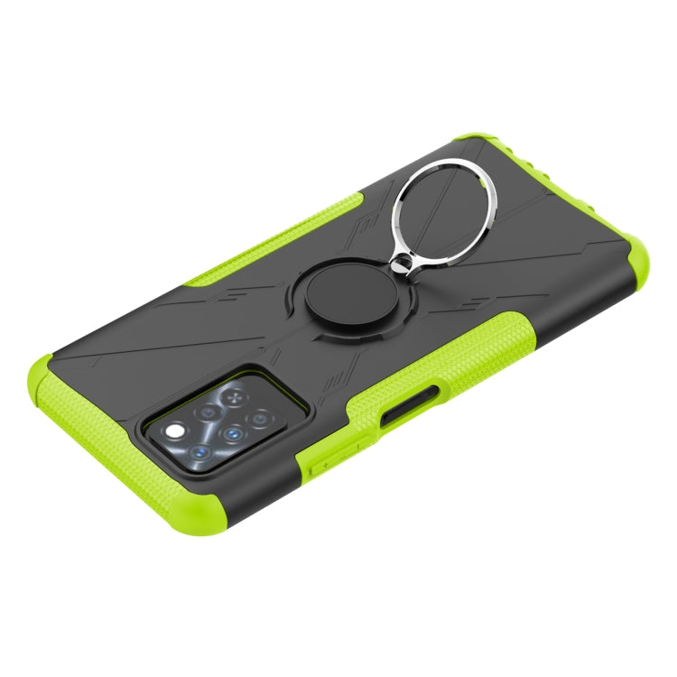 For Infinix Note 10 Pro Armor Bear Shockproof PC + TPU Protective Case with Ring Holder