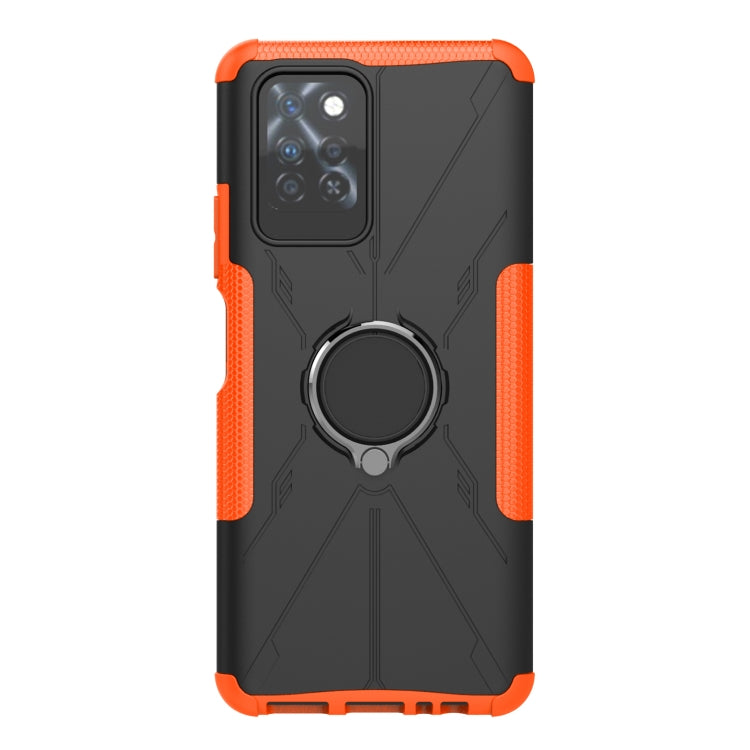 For Infinix Note 10 Pro Armor Bear Shockproof PC + TPU Protective Case with Ring Holder