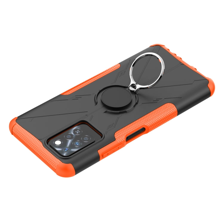 For Infinix Note 10 Pro Armor Bear Shockproof PC + TPU Protective Case with Ring Holder
