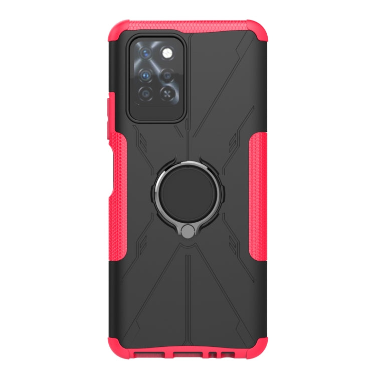 For Infinix Note 10 Pro Armor Bear Shockproof PC + TPU Protective Case with Ring Holder