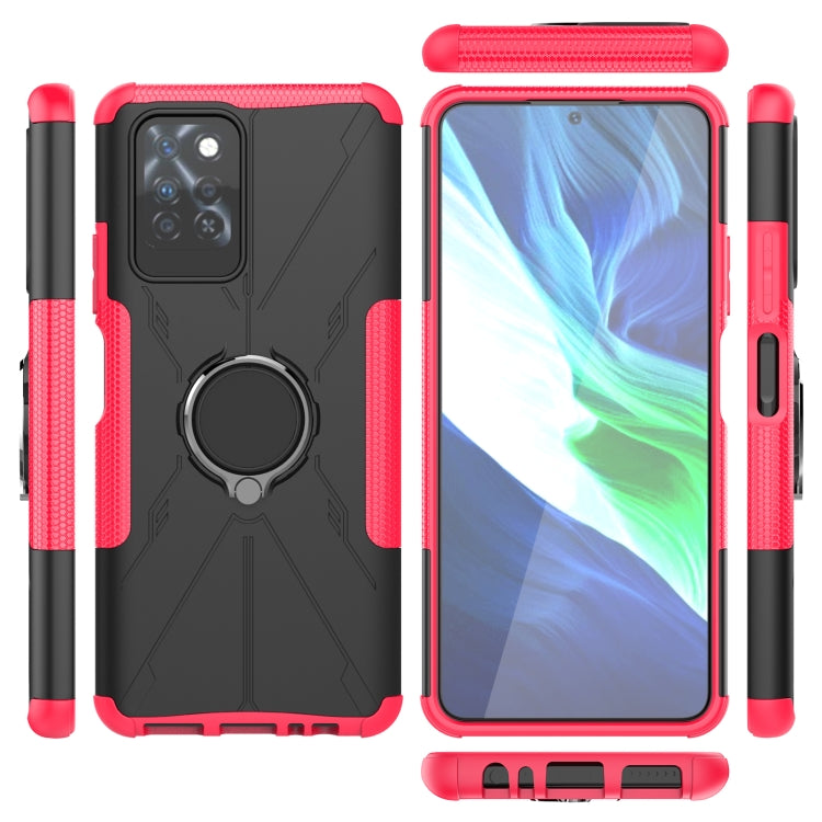 For Infinix Note 10 Pro Armor Bear Shockproof PC + TPU Protective Case with Ring Holder