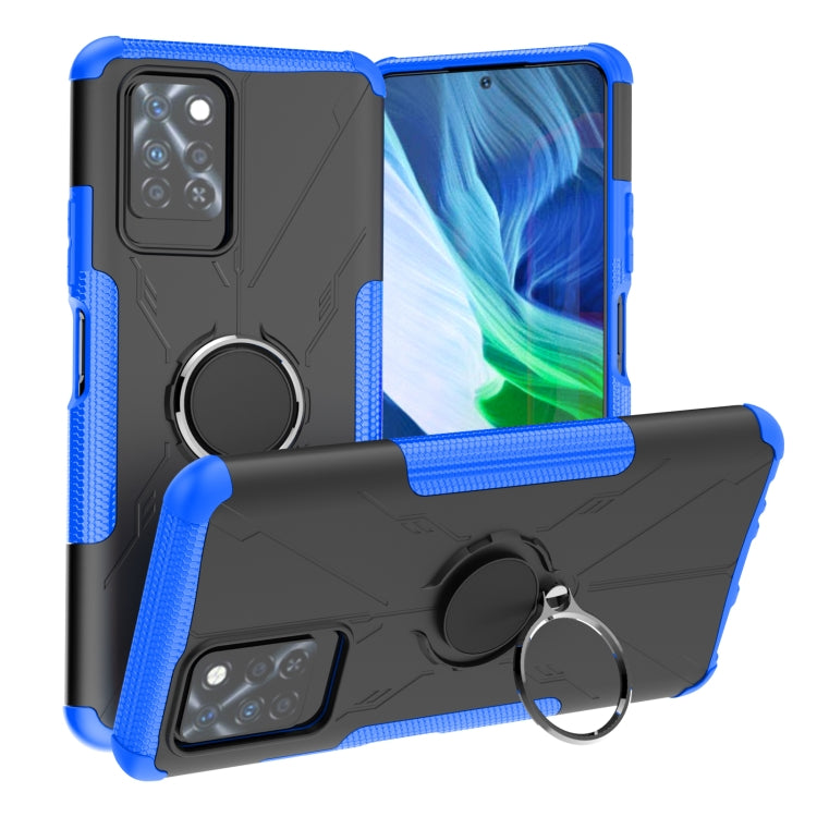 For Infinix Note 10 Pro Armor Bear Shockproof PC + TPU Protective Case with Ring Holder