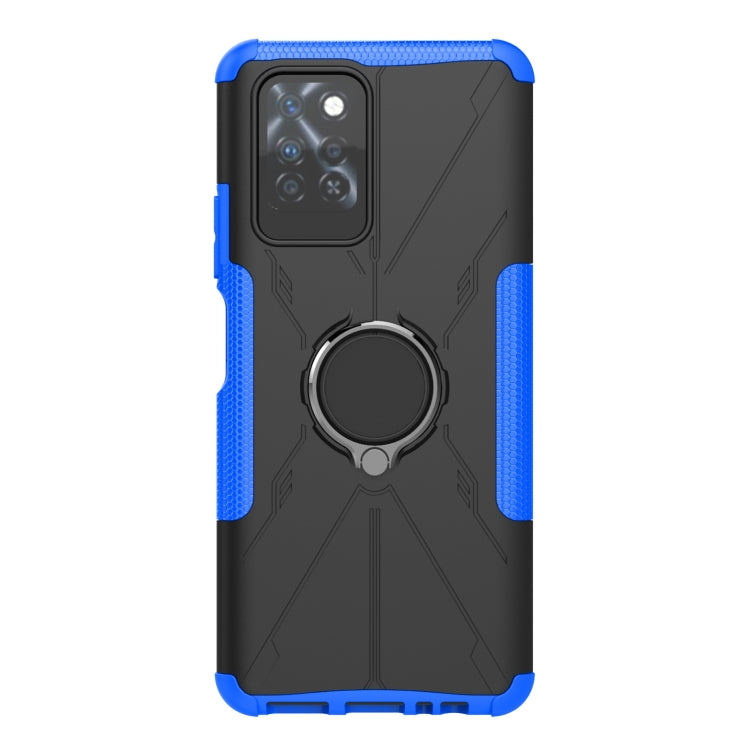 For Infinix Note 10 Pro Armor Bear Shockproof PC + TPU Protective Case with Ring Holder