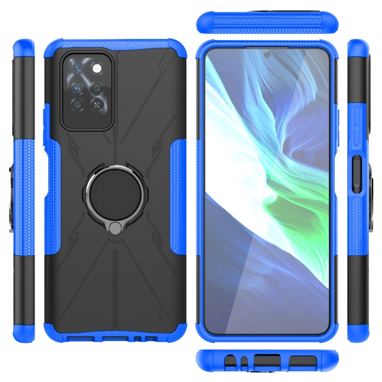 For Infinix Note 10 Pro Armor Bear Shockproof PC + TPU Protective Case with Ring Holder