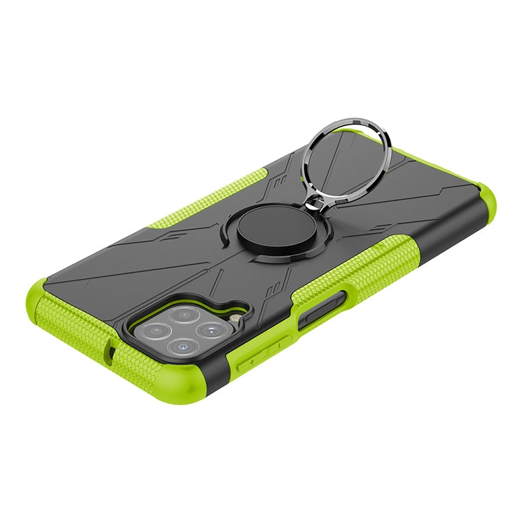 For Samsung Galaxy A22 4G Armor Bear Shockproof PC + TPU Protective Case with Ring Holder