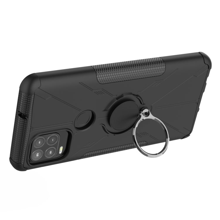 For Motorola Moto G Stylus 5G Armor Bear Shockproof PC + TPU Protective Case with Ring Holder