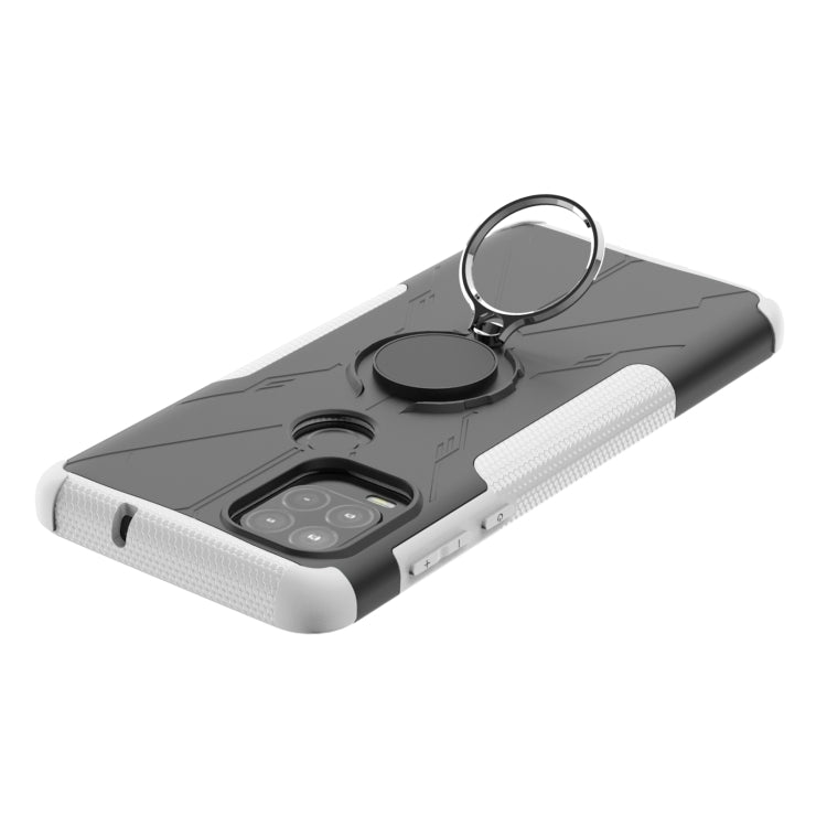 For Motorola Moto G Stylus 5G Armor Bear Shockproof PC + TPU Protective Case with Ring Holder