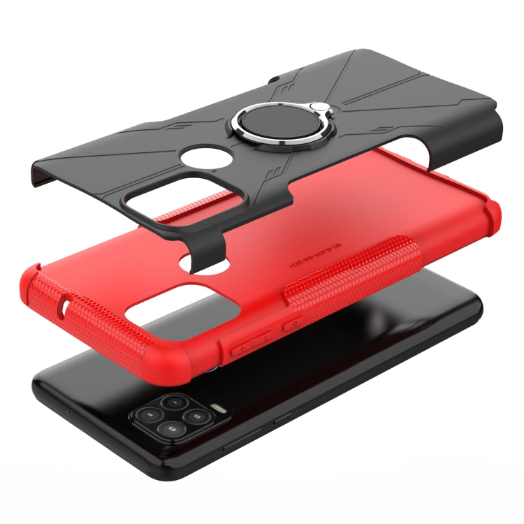 For Motorola Moto G Stylus 5G Armor Bear Shockproof PC + TPU Protective Case with Ring Holder