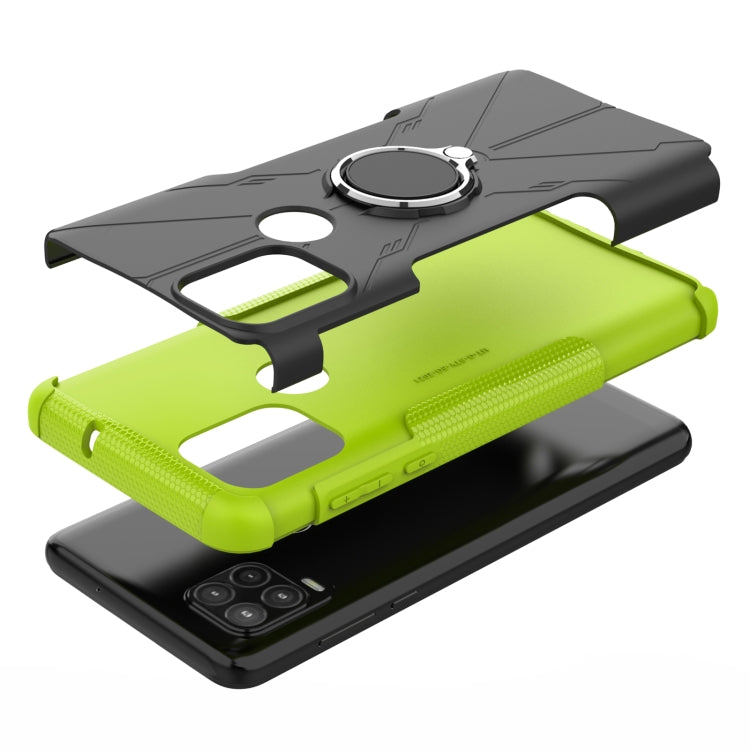 For Motorola Moto G Stylus 5G Armor Bear Shockproof PC + TPU Protective Case with Ring Holder