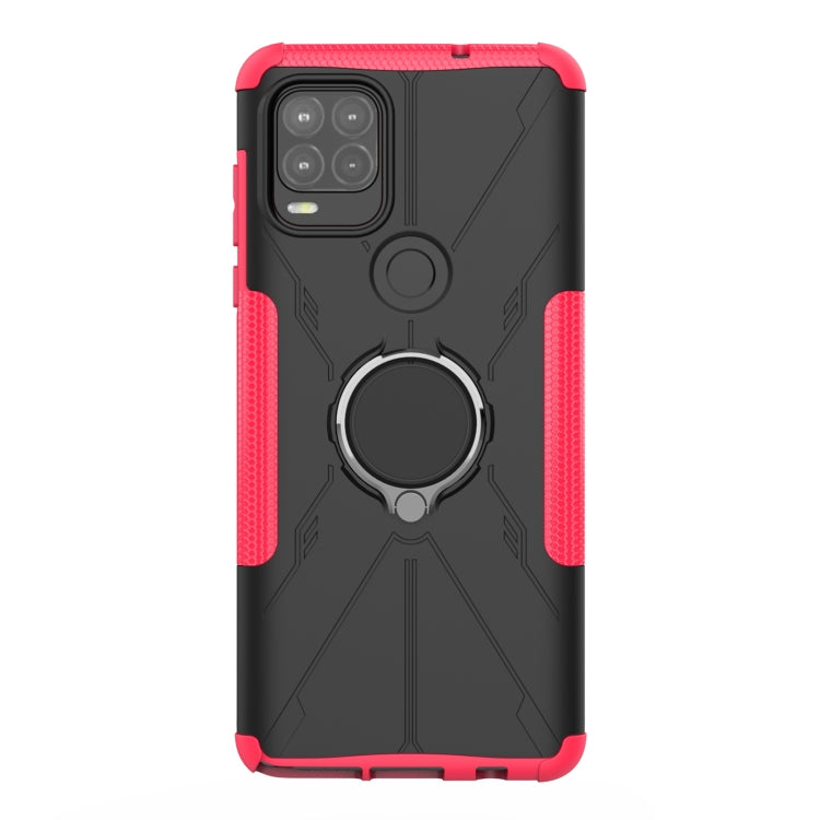 For Motorola Moto G Stylus 5G Armor Bear Shockproof PC + TPU Protective Case with Ring Holder