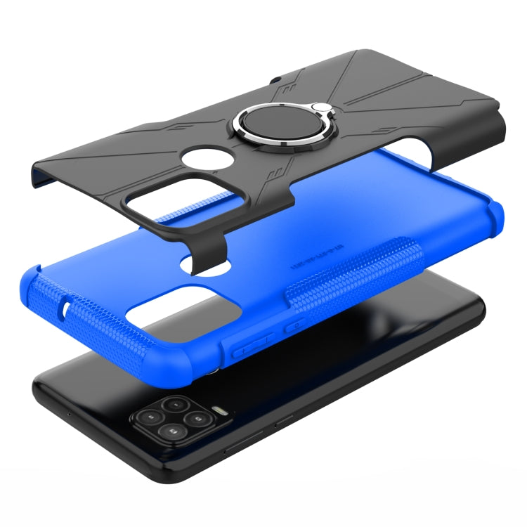 For Motorola Moto G Stylus 5G Armor Bear Shockproof PC + TPU Protective Case with Ring Holder