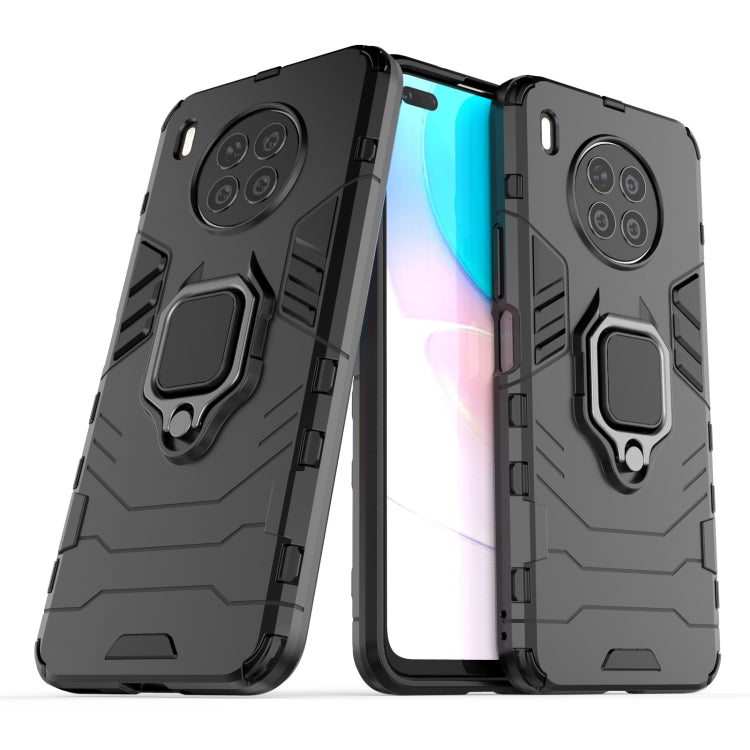 For Huawei nova 8i Foreign Version Shockproof PC + TPU Protective Case with Magnetic Ring Holder