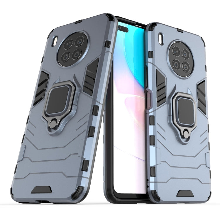 For Huawei nova 8i Foreign Version Shockproof PC + TPU Protective Case with Magnetic Ring Holder