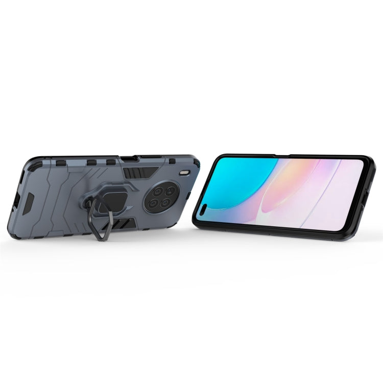 For Huawei nova 8i Foreign Version Shockproof PC + TPU Protective Case with Magnetic Ring Holder