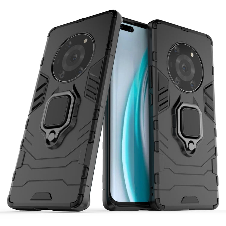 For Honor Magic3 Shockproof PC + TPU Protective Case with Magnetic Ring Holder