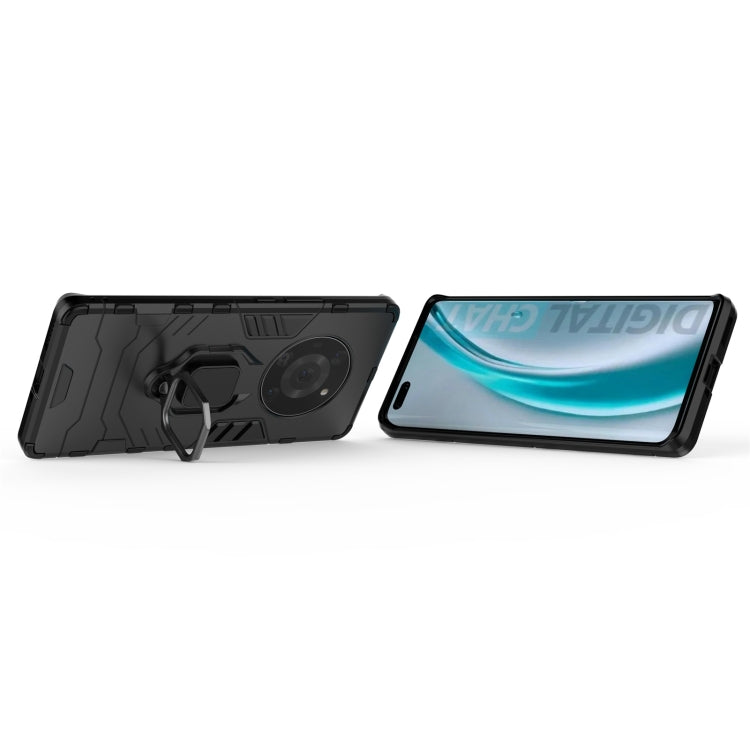 For Honor Magic3 Shockproof PC + TPU Protective Case with Magnetic Ring Holder
