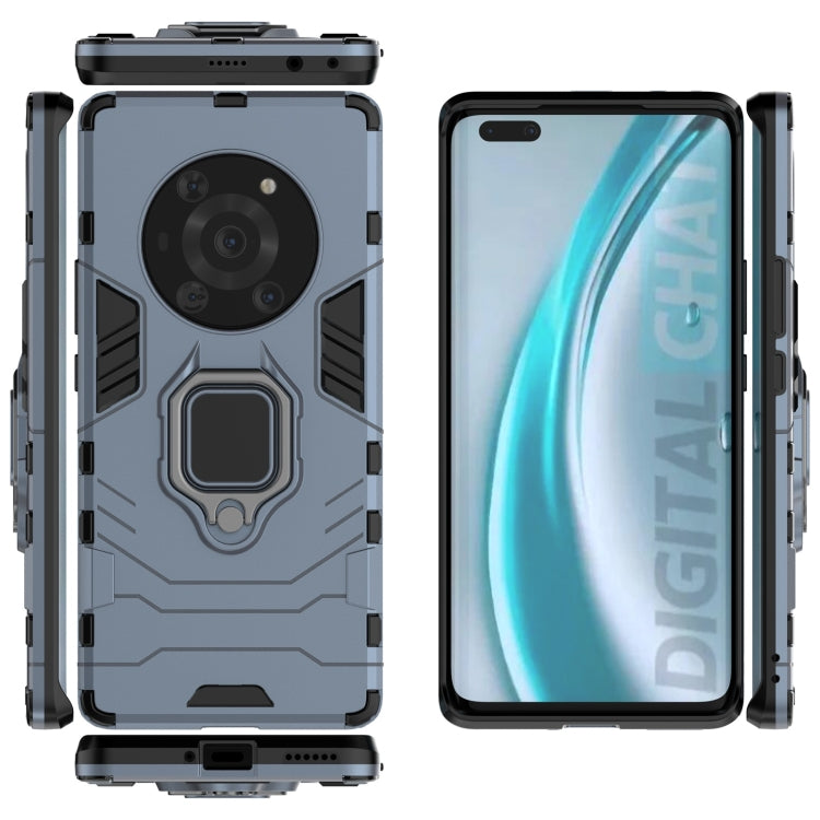 For Honor Magic3 Shockproof PC + TPU Protective Case with Magnetic Ring Holder