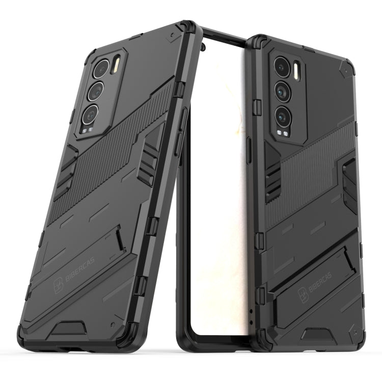 For OPPO Realme GT Explorer Master Punk Armor 2 in 1 PC + TPU Shockproof Case with Invisible Holder