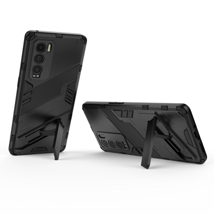 For OPPO Realme GT Explorer Master Punk Armor 2 in 1 PC + TPU Shockproof Case with Invisible Holder