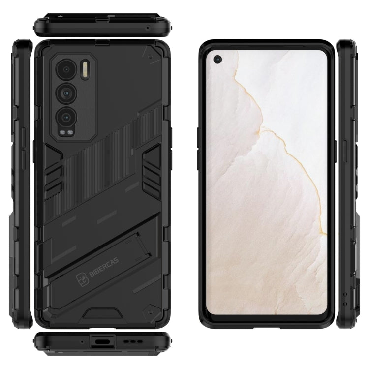 For OPPO Realme GT Explorer Master Punk Armor 2 in 1 PC + TPU Shockproof Case with Invisible Holder