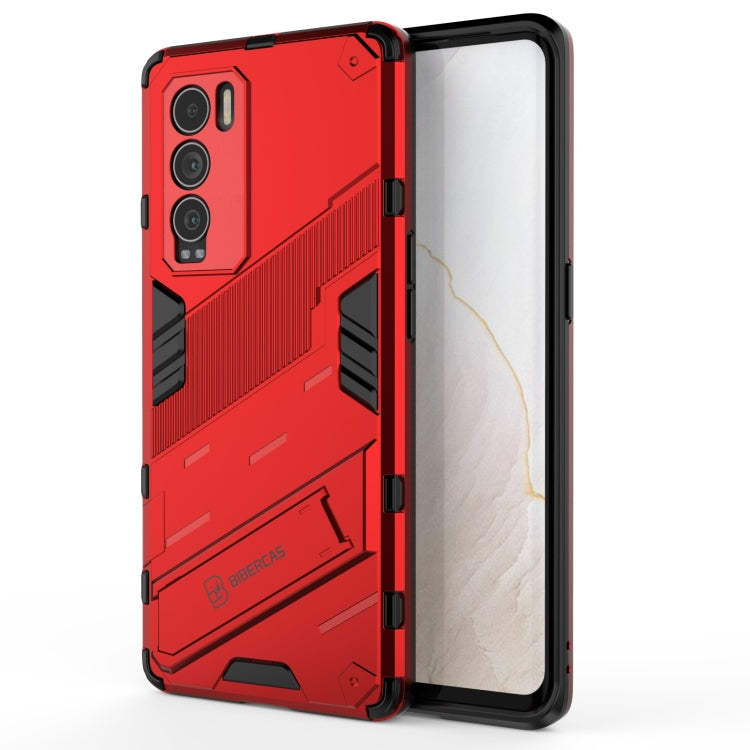 For OPPO Realme GT Explorer Master Punk Armor 2 in 1 PC + TPU Shockproof Case with Invisible Holder